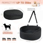 Dog Booster Seat with Safety Leash and Foam