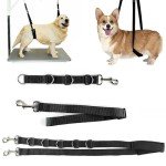 Adjustable Dog Grooming Harness Strap - 3 Pack