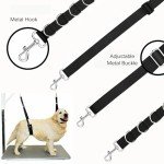 Adjustable Dog Grooming Harness Strap - 3 Pack