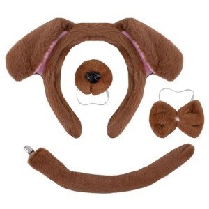 4-Piece Puppy Dog Costume Set for Halloween Fun