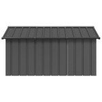 Durable Anthracite Dog House with Protective Roof