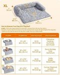 Feandrea Calming FluffyHug Dog Sofa Bed, Grey