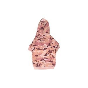 Pink Camo Hoodie for Medium Dogs, 13
