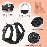 SlowTon Adjustable Dog Car Vest Harness