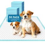 Cool Paws Ultra-Thick Leakproof Puppy Pads 50 Pack