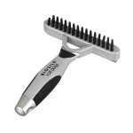 BioSilk Dual-Sided De-shedding Blade & Brush for Dogs