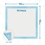 Cool Paws Ultra-Thick Leakproof Puppy Pads 50 Pack