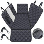 Waterproof Dog Car Seat Cover with Mesh Window