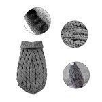 Cozy Knitted Dog Sweater for Winter Use