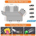 Waterproof Dog Car Seat Cover with Mesh Window