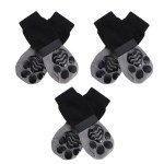 Anti-Slip Dog Socks with Adjustable Straps (3 Pairs)