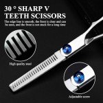 Dog Grooming Scissors Set with Storage Bag