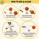 PawsOnly Interactive Dog Treat Toy - Orange