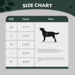 FAYOGOO Adjustable No-Pull Dog Harness, Green