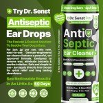 Natural Dog Ear Cleaner - 250ml Antiseptic Drops