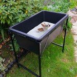 Adjustable Dog Bathtub with Stand and Shower