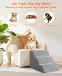 EzKamfort 3-Step Dog Stairs for Beds and Sofas