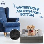 Cozy Orthopedic Dog Sofa Bed - Gray