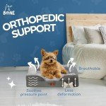 Cozy Orthopedic Dog Sofa Bed - Gray