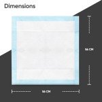 50-Pack Waterproof Puppy Training Pads for Dogs