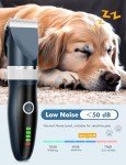 Rechargeable Dog Clippers with LED Display & Combs