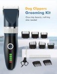 Rechargeable Dog Clippers with LED Display & Combs