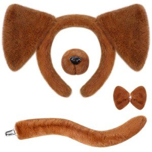 Light Brown Puppy Dog Costume Set for Kids