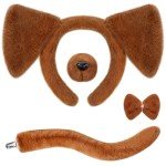 Light Brown Puppy Dog Costume Set for Kids
