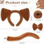 Light Brown Puppy Dog Costume Set for Kids