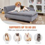 Soft Velvet Pet Sofa for Small Dogs and Cats