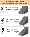 EzKamfort Pet Stairs for Small Dogs - 5 Steps