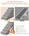 EzKamfort Pet Stairs for Small Dogs - 5 Steps