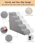 EzKamfort Pet Stairs for Small Dogs - 5 Steps