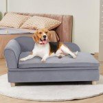 Soft Velvet Pet Sofa for Small Dogs and Cats