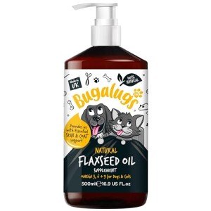 Flaxseed Oil for Dogs - Omega 3 & 6 Supplement