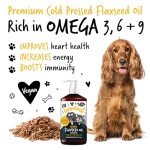 Flaxseed Oil for Dogs - Omega 3 & 6 Supplement