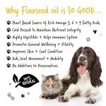 Flaxseed Oil for Dogs - Omega 3 & 6 Supplement