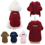 Cozy Fleece Sweater for Small Dogs - Red