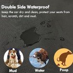 Waterproof Dog Car Hammock Seat Cover - 50"x57