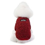 Cozy Fleece Sweater for Small Dogs - Red
