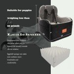 Lealchum Memory Foam Dog Booster Car Seat