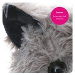 Kansas Girl Cute Grey Terrier Plush Dog Toy