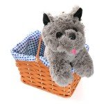 Kansas Girl Cute Grey Terrier Plush Dog Toy