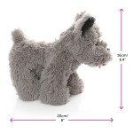 Kansas Girl Cute Grey Terrier Plush Dog Toy