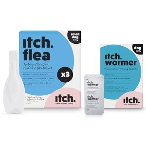 Itch Small Dog Flea, Tick & Wormer Bundle