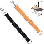 2-Pack Adjustable Dog Grooming Strap with D-Rings