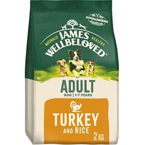 James Wellbeloved Turkey & Rice Dry Dog Food 2kg