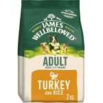 James Wellbeloved Turkey & Rice Dry Dog Food 2kg