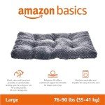 Large Machine Washable Pet Bed in Grey Swirl