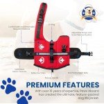 Paws Aboard Dog Life Jacket for Water Safety